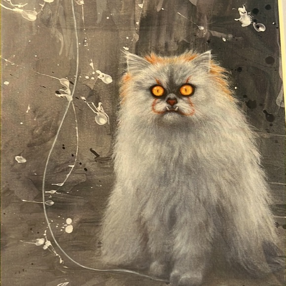 Pennywise cat art print - Picture 2 of 4